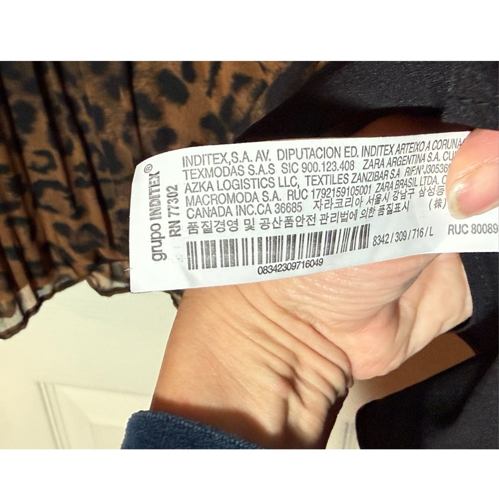 Zara TRF Collection Animal Print Dress - Picture 7 of 7